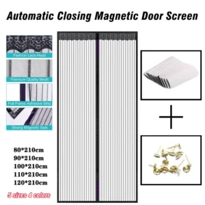 Reinforced Magnetic Mosquito Net Tool-free Summer Anti Bug Fly Door Curtains Mesh Automatic Closing Door Screen sticker curtain